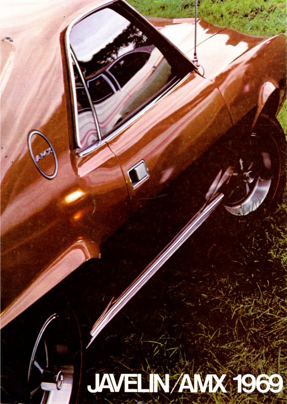 Javelin/AMX 1969 Sales Brochure p1